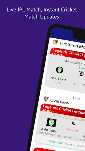 Screenshot Crictron Live Cricket Scores