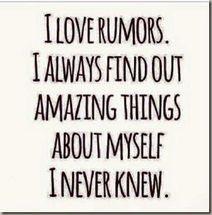 I love rumors