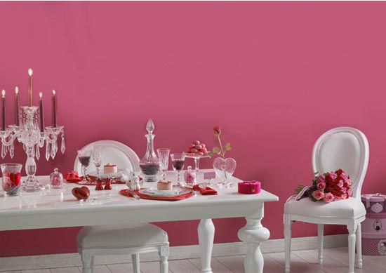 Inspiración para decorar la mesa en San Valentín.