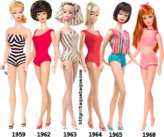 Barbies de los '50 y '60