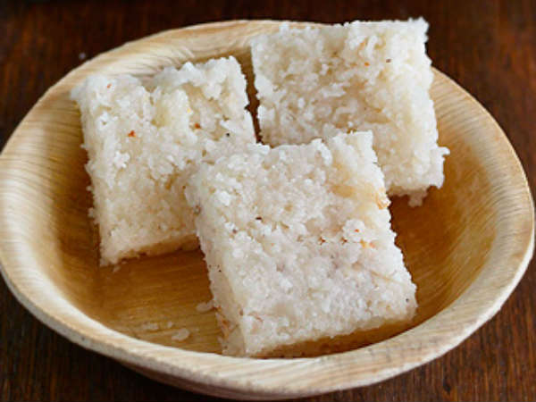 How to make Coconut Barfi with Condensed Milk