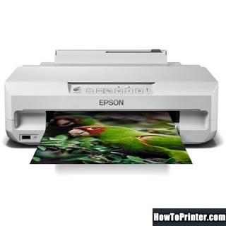 Reset Epson XP-55 printer by Epson reset software