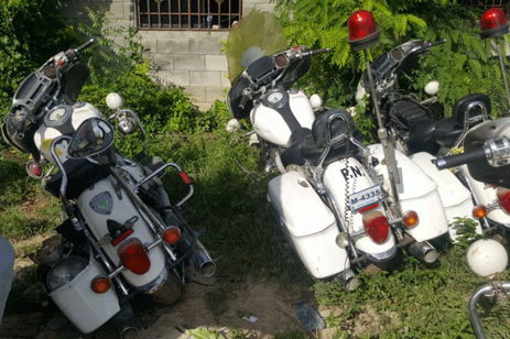 Motos Harley Davidson de barrio seguro están convertidas en chatarras