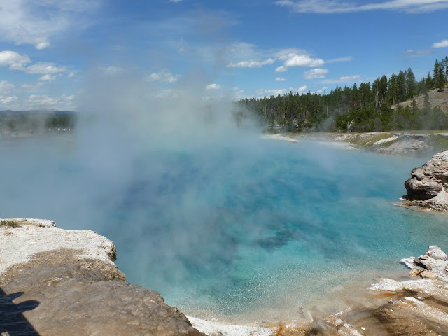 Midway y Lower Geyser Basin (Con Grand Prismatic Spring). Fountain Flat Drive - LAS ROCOSAS DE CANADA. YELLOWSTONE Y GRAND TETON. (6)