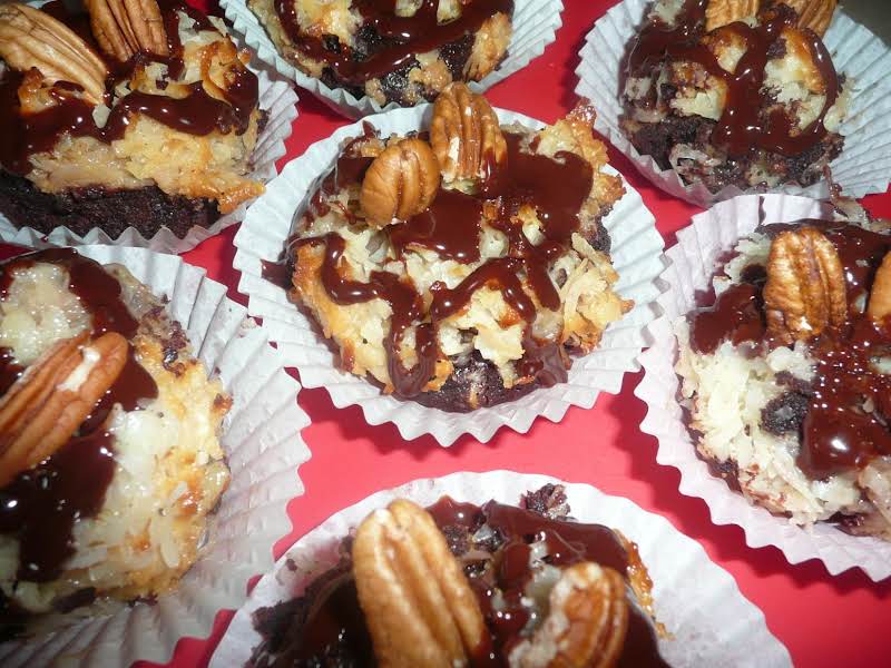 Almond Joy* Brownie Bites