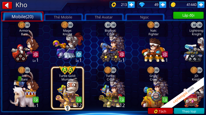 Gunbound online đã trở lại với ngôn ngữ tiếng Việt trên mobile Gunbound online đã trở lại với ngôn ngữ tiếng Việt trên mobile