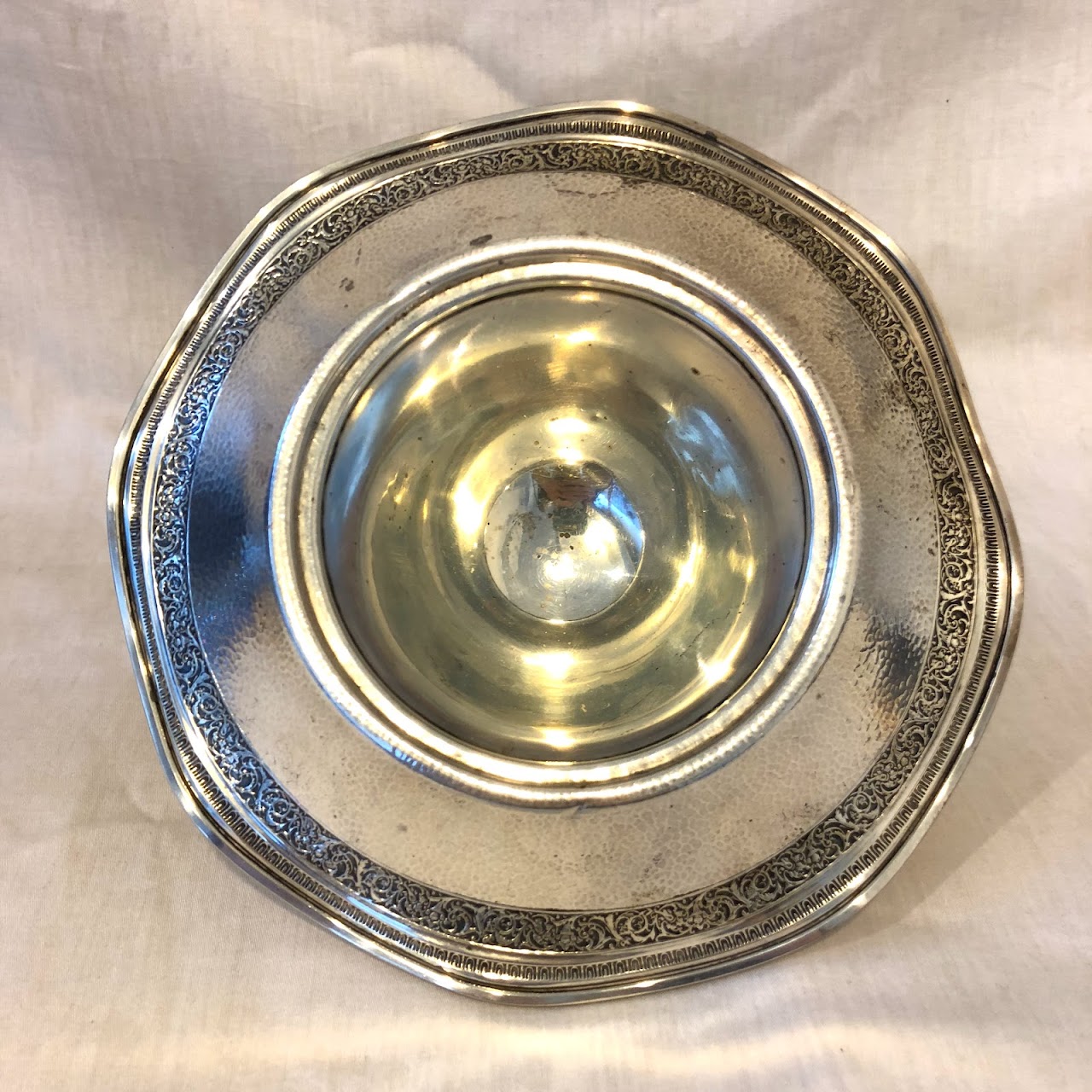 Sterling Silver Cherry Dish