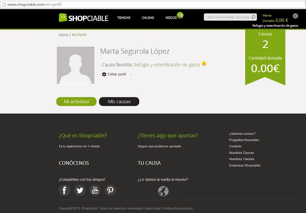 SHOPCIABLE. Una nueva forma de ayudar a Esperanza Felina viendo anuncios y comprando online - Página 9 Shop