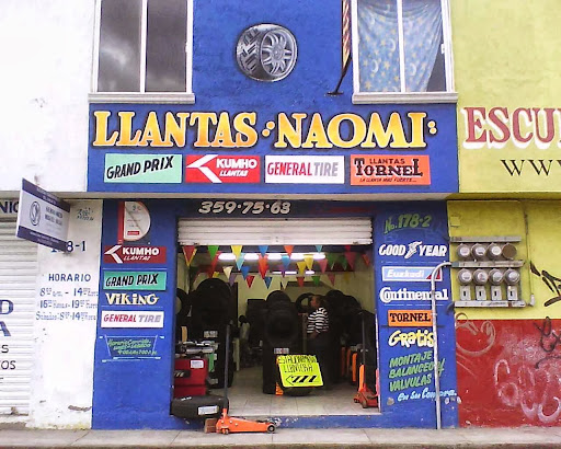 Llantas Naomi, Av. Morelos Norte 1454, Doctor Miguel Silva, 58110 Morelia, MICH, México, Tienda de neumáticos | MICH