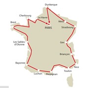 TDF 1924 carte