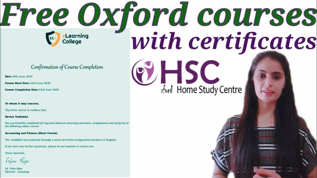 Oxford Free Courses