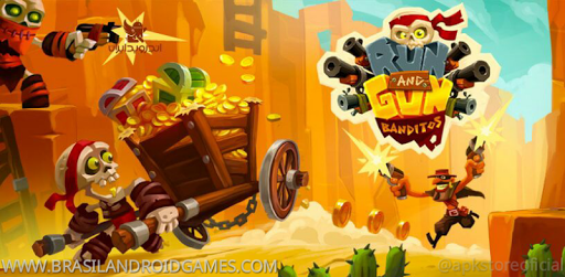 Run & Gun: BANDITOS APK MOD DINHEIRO INFINITO