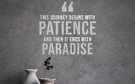 JOURNEY BEGINS WITH PATIENCE 