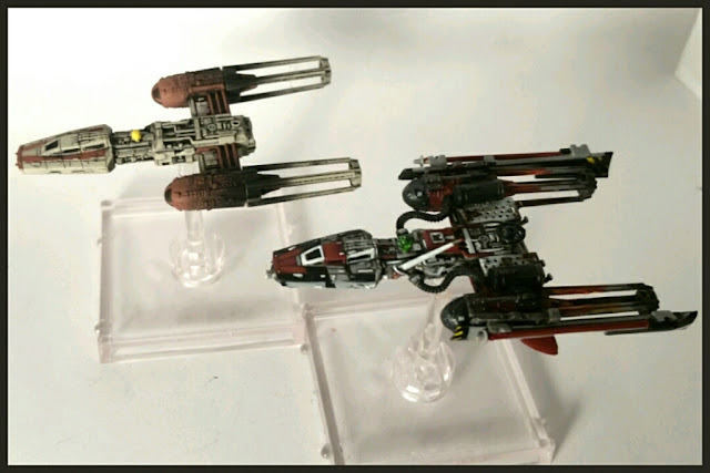 Y-Wing scum dark sun/sol negro pintado por Xela