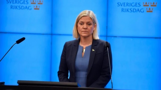 Magdalena Anderson, Swedish Social party (SSP)  leader can hold her second term as Prime Minister of Sweden