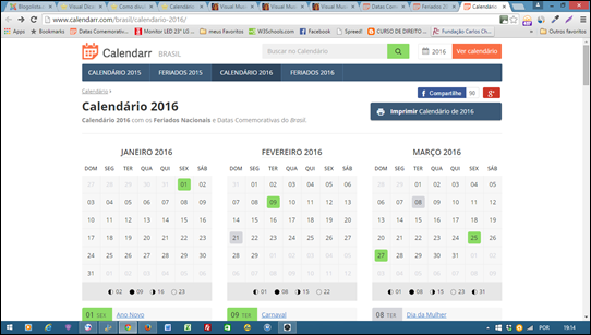 Encontre todas as datas comemorativas, feriados nacionais e dias importantes do ano no Brasil - Visual Dicas