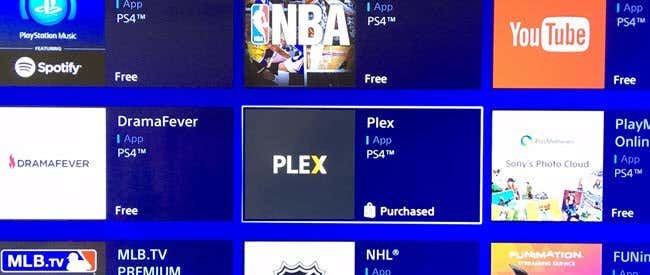 installeer plex ps4