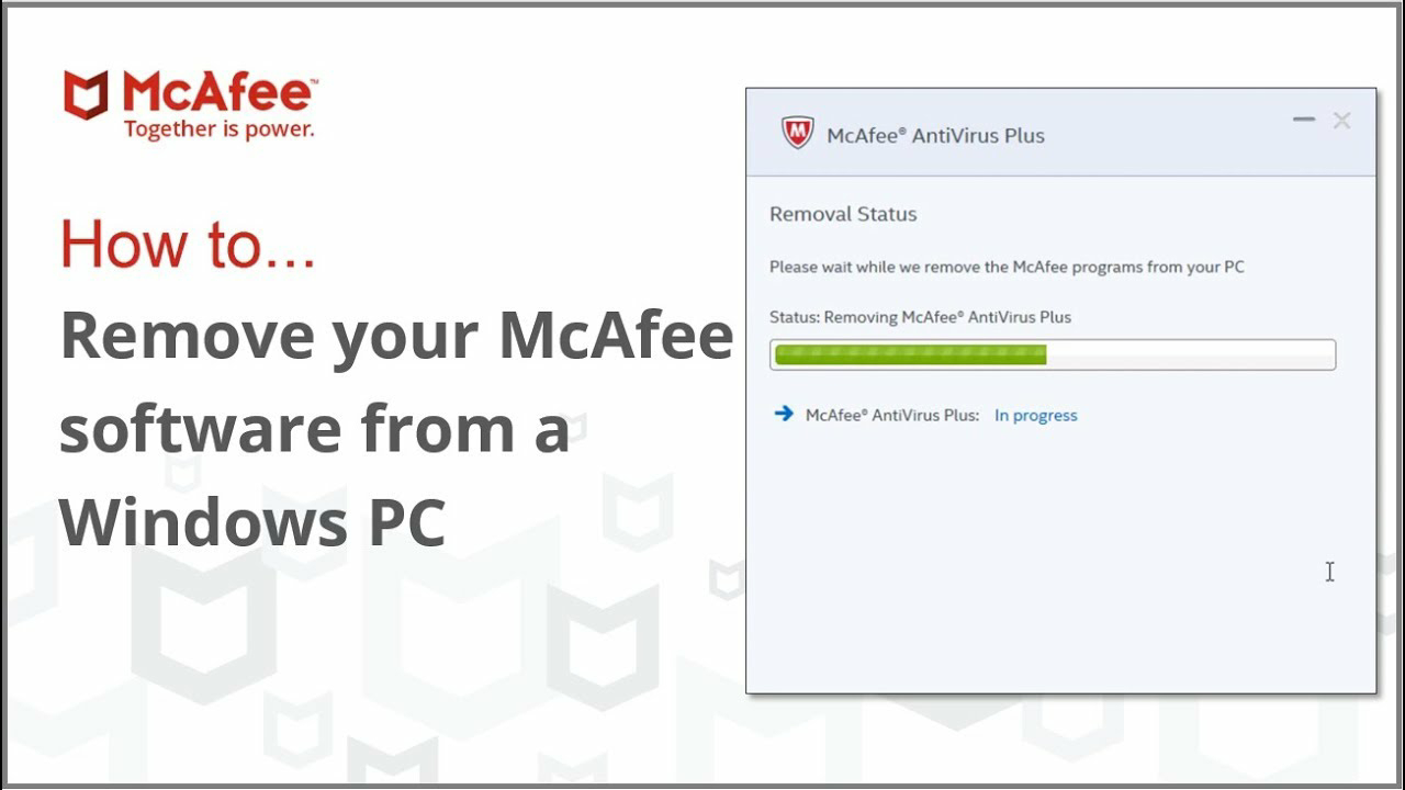 mcafee uninstall tool free download