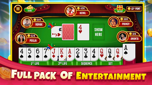 Screenshot Indian Rummy Offline Card Game