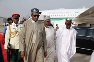 Buhari Is Back From Marrakech, In Morocco Arrives Nigeria (photo) Buhari2