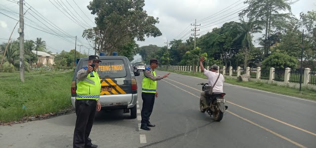 Polres Tebing Tinggi Patroli Antisipasi Kejahatan Jalanan Di Bulan Puasa