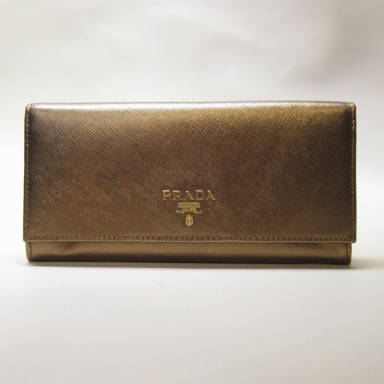 Prada Metallic Wallet