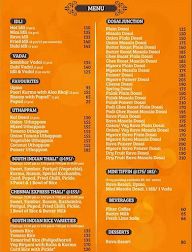 Dosa Punjabi menu 1