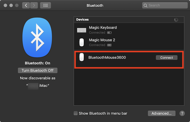 Configurar su mouse en modo de emparejamiento le permite a su Mac encontrarlo