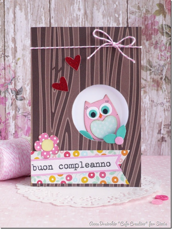 Owl card - Sizzix - Big Shot Plus - Die Cutting - by cafecreativo (1)