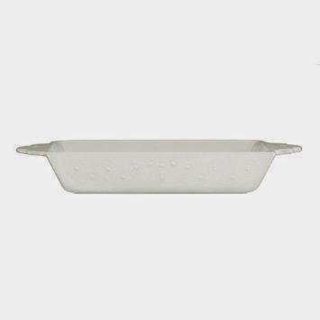  LENOX FRENCH PERLE WHITE Rectangular baker 9.25