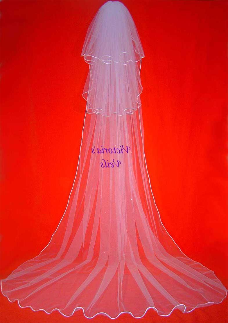 3 TIERS CATHEDRAL BRIDAL WEDDING VEIL 54-3