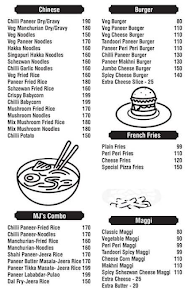 MJ's Eats menu 6