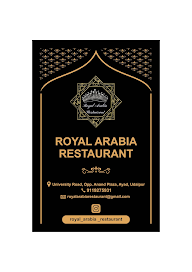 Royal Arabia Restaurant menu 7