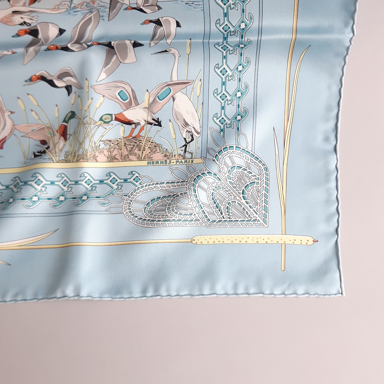 Hermès MINT "Libres Comme L'Air"  Silk Scarf