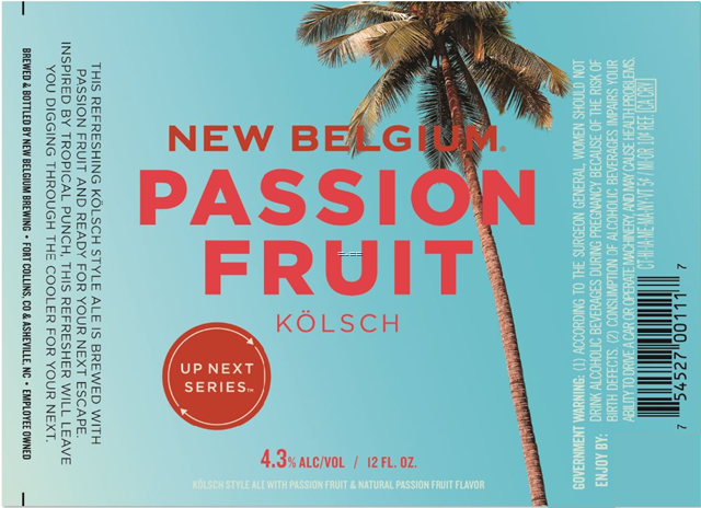 New Belgium Passion Fruit Kölsch Coming To Cans & Bottles