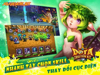 Hệ thống Skill đa dạng trong game DoTA Truyền Kỳ