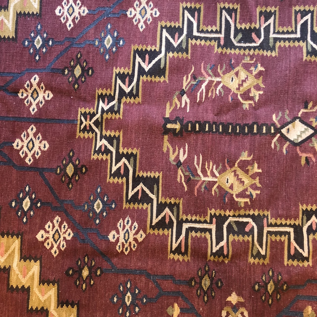 Kilim Wool Area Rug