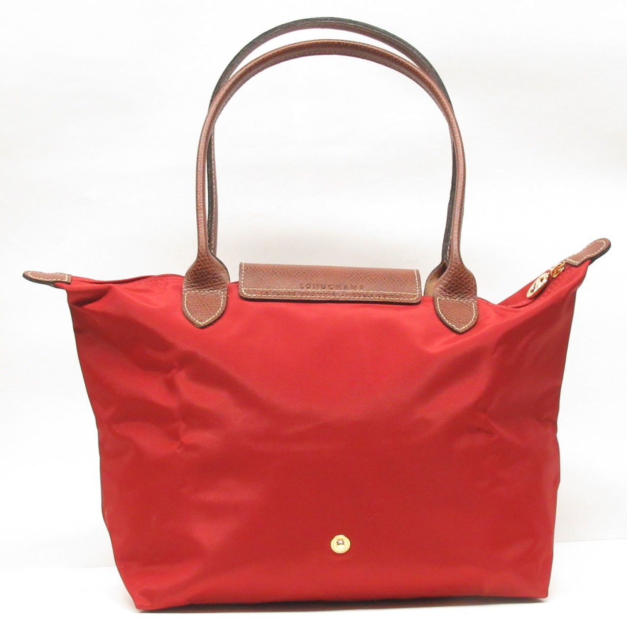 Longchamp Red Le Pliage Small Tote Bag