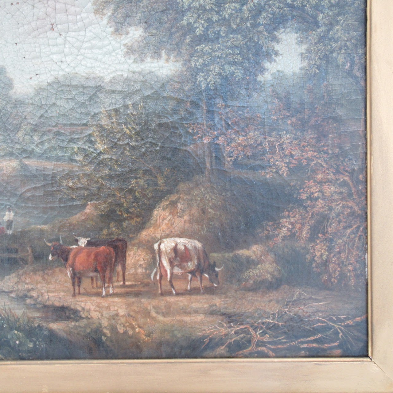 Unsigned English Antique Oil Painting