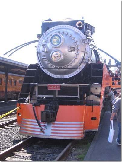 IMG_6049 Southern Pacific Daylight GS-4 4-8-4 #4449 at Union Station in Portland, Oregon on May 9, 2009