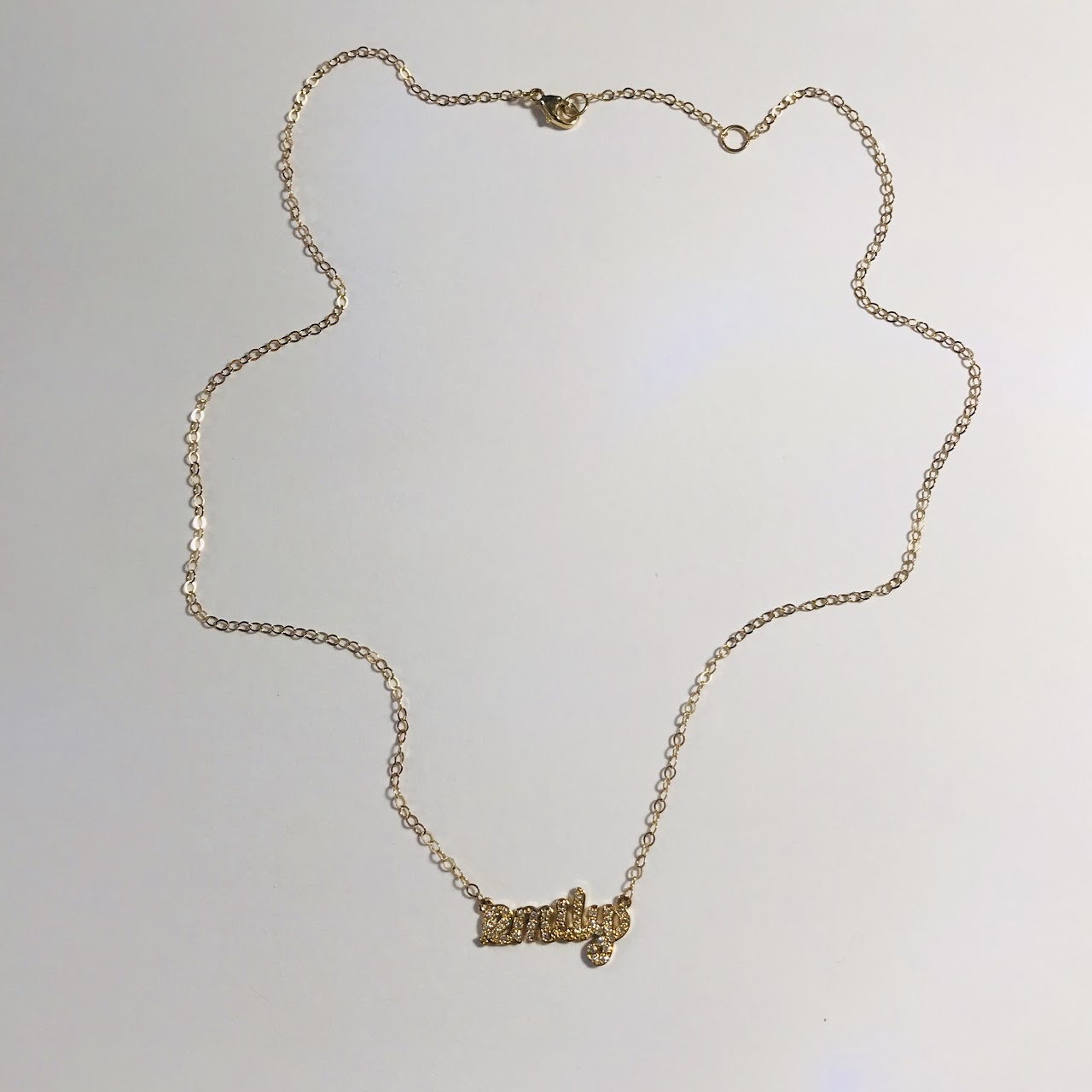 14K Gold and Diamond 'Emily' Necklace