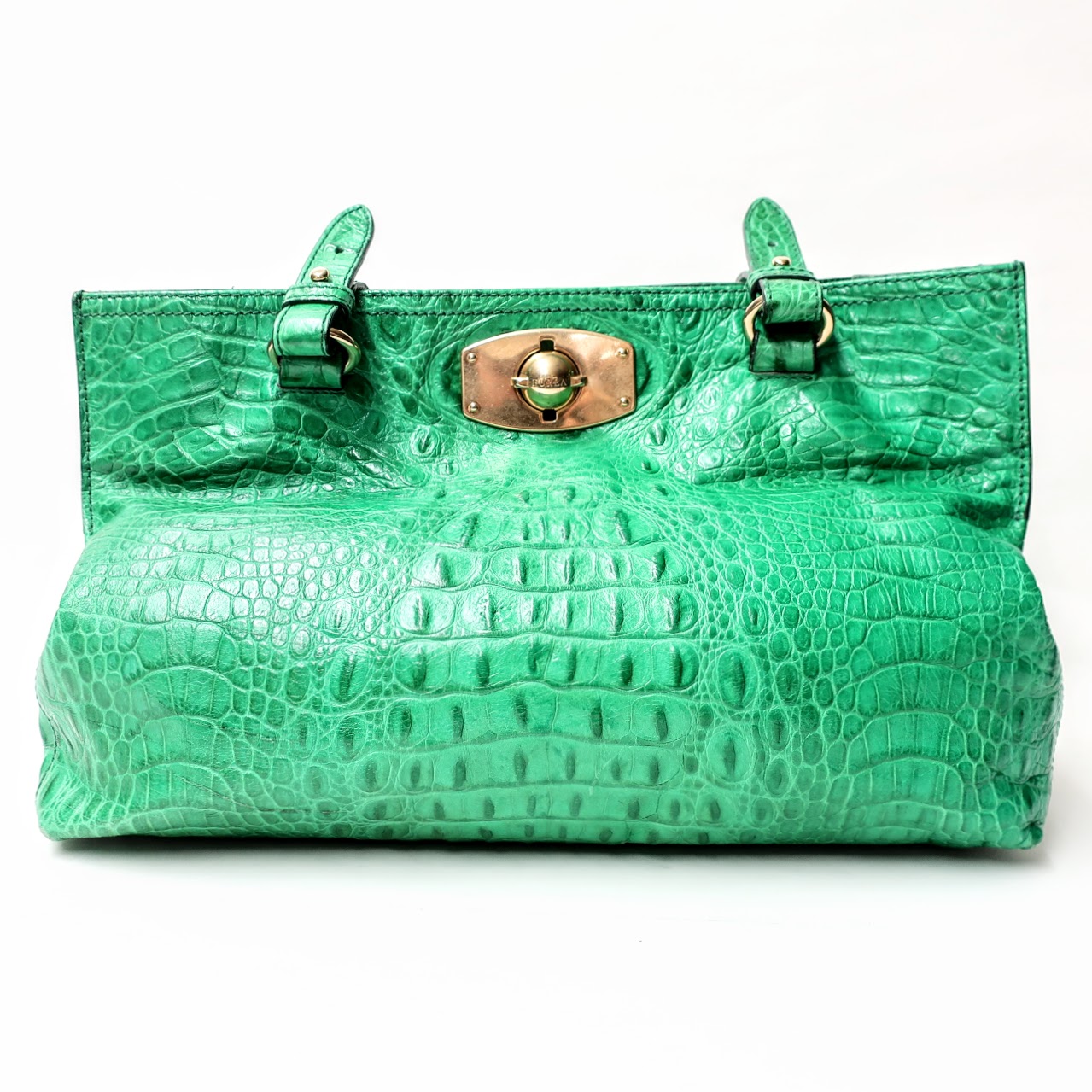 Furla Embossed Leather Shoulder Bag