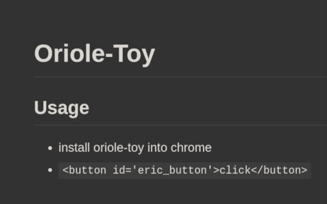 oriole-toy