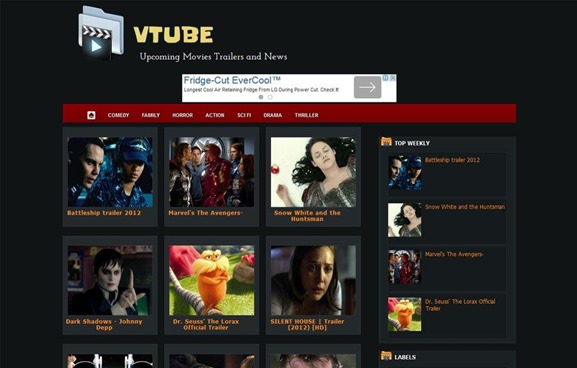 vtube-blogger-template