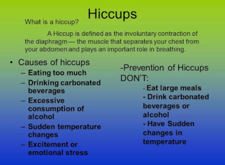 causes of hiccups in elderly