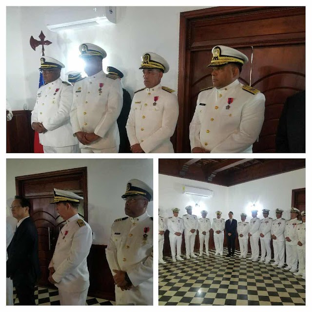 ARMADA DE LA REPÚBLICA DE TAIWÁN  CONDECORA A OFICIALES DE LA ARMADA DOMINICANA  