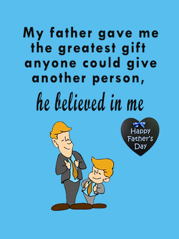 Father's Day Qcard Frame