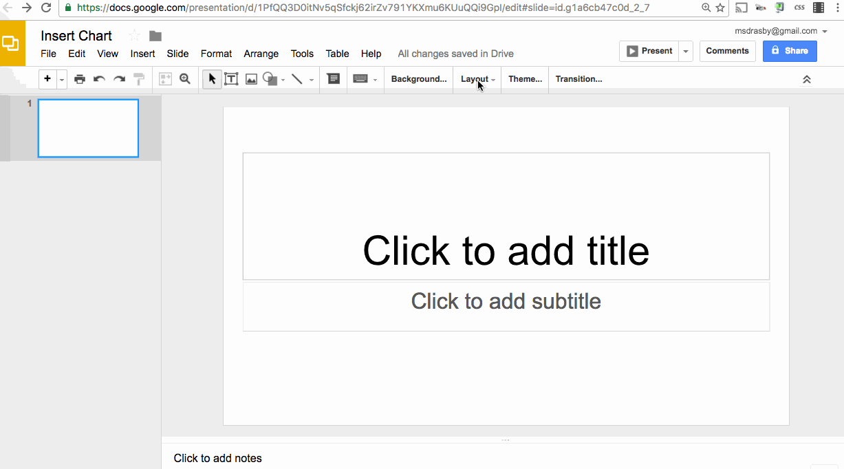 How To Add A Chart To Google Docs