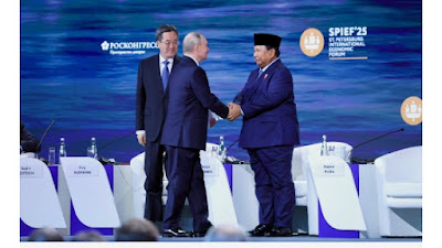 Prabowo di SPIEF 2025: Lebih Baik Berunding daripada Berperang
