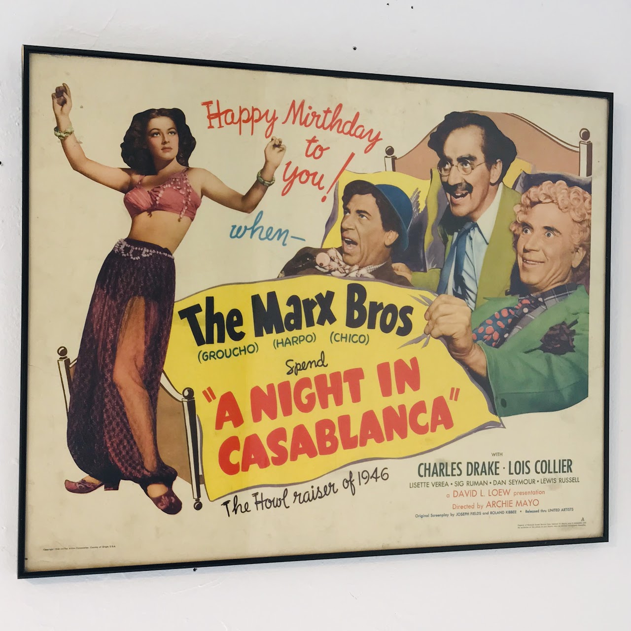 Marx Brothers Original Movie Poster